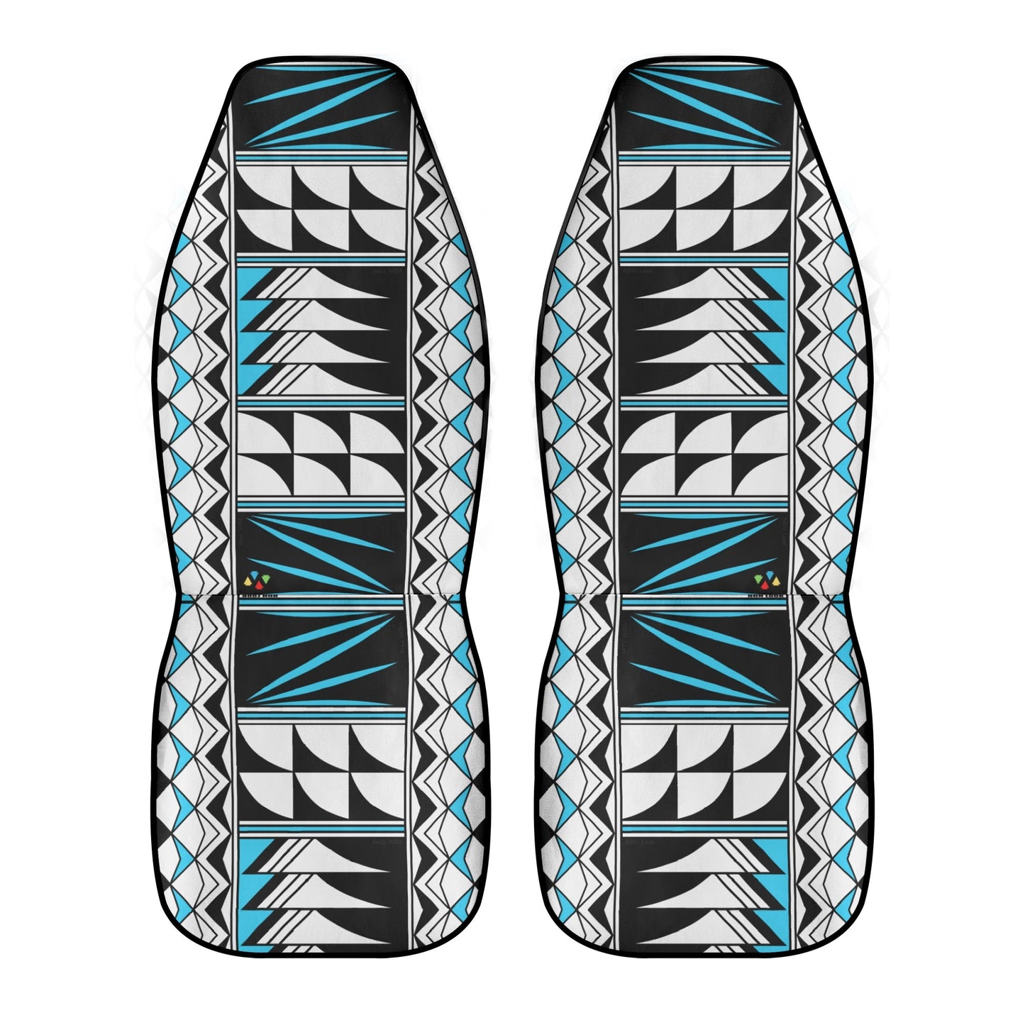 Feather Blessings in Turquoise Auto Seat Covers