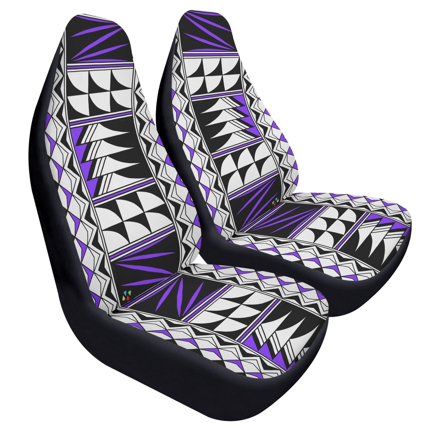 Feather Blessings in Purple Auto Seat Covers