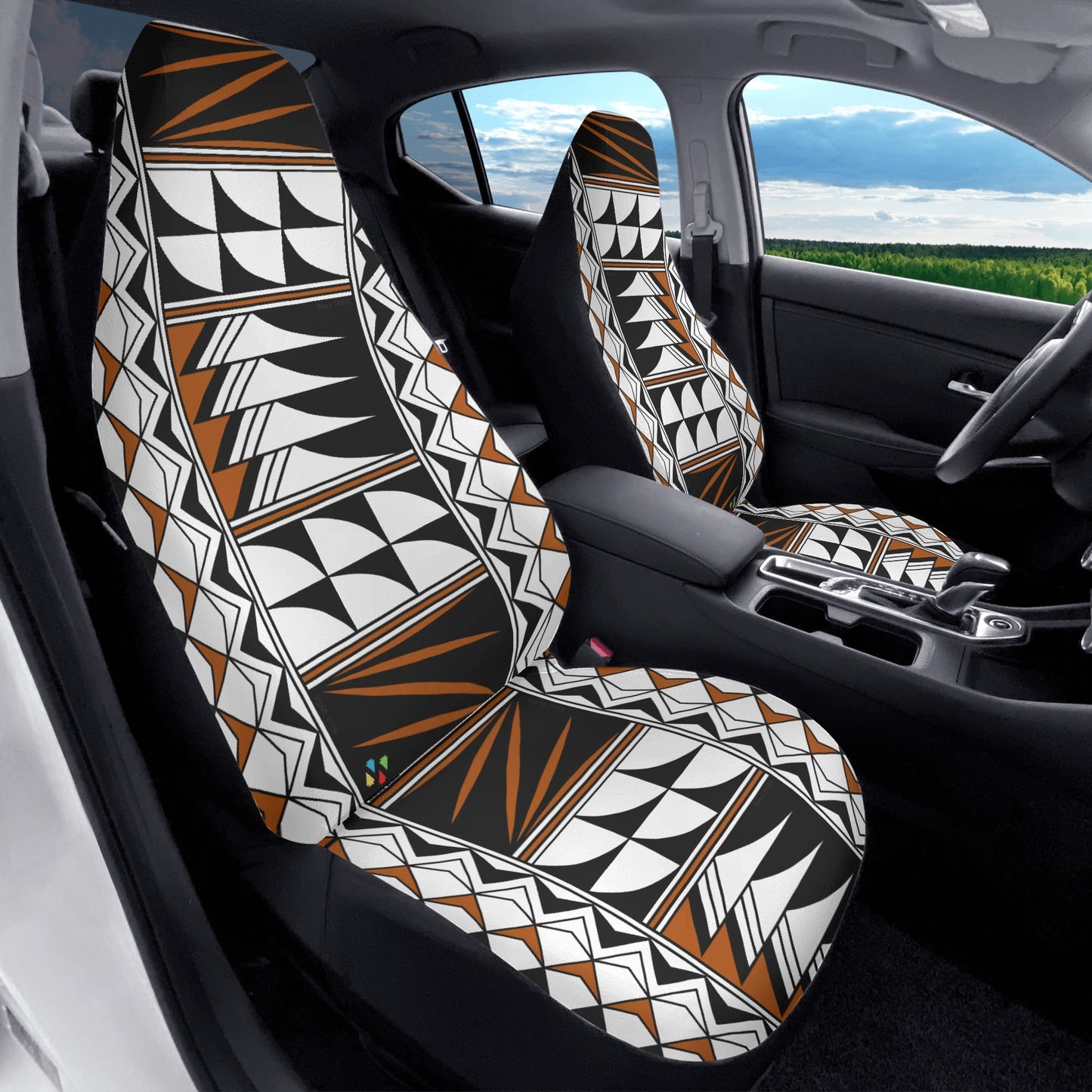 Sun and Rain in Rust Auto Seat Covers