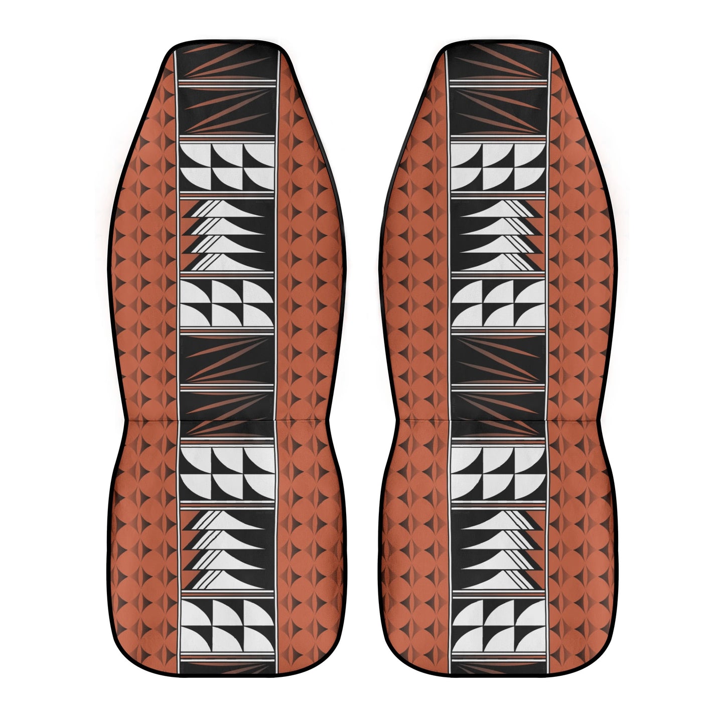 Feather Blessings on Rust Auto Seat Covers