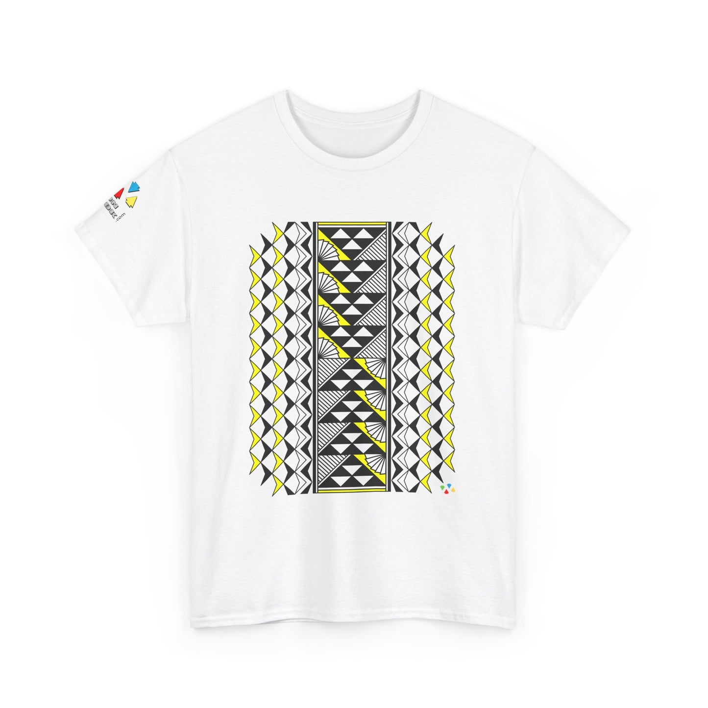 Sun and Rain in Yellow Gildan Unisex Tee
