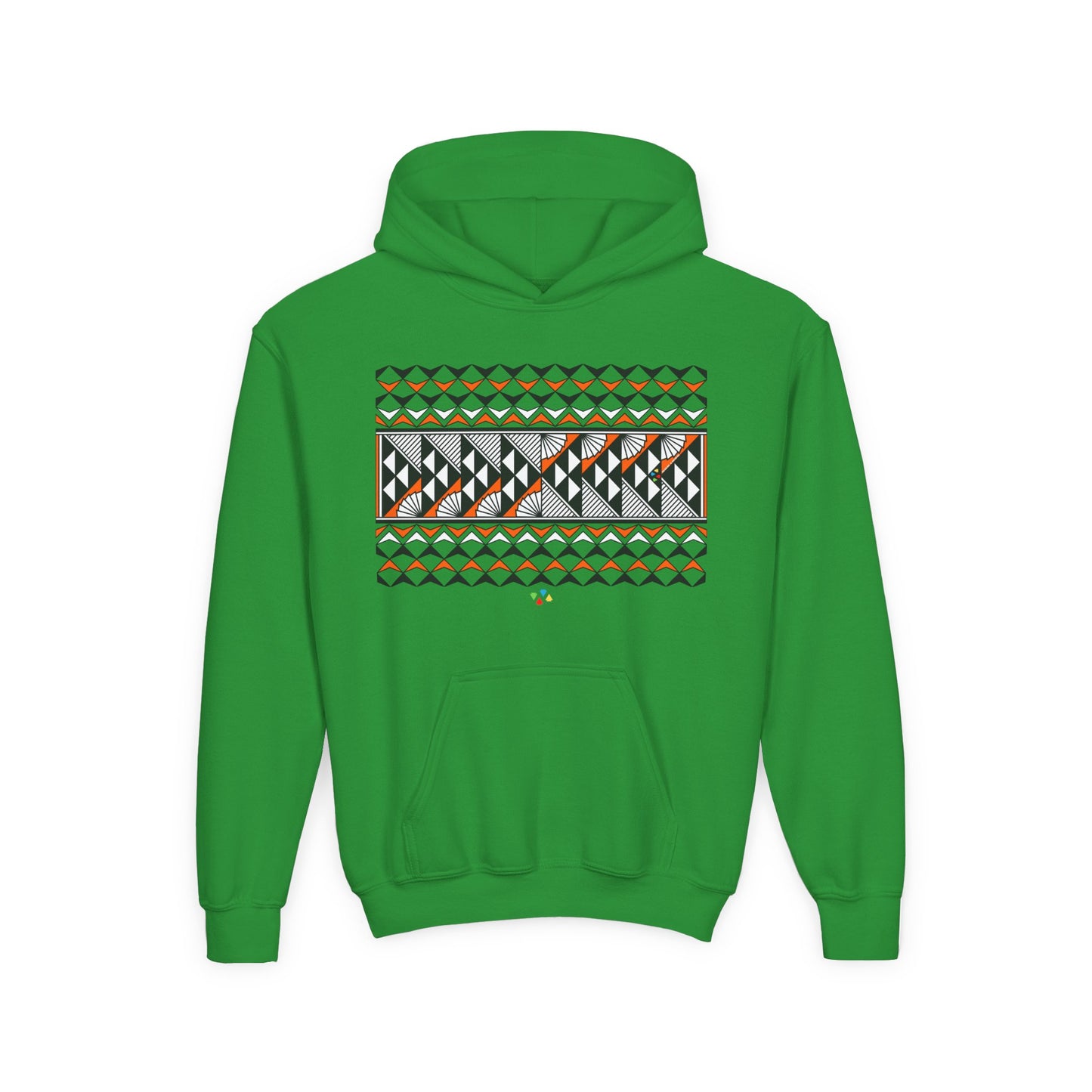 Orange Rain and Sun Youth Heavy Blend Hooded Sweatshirt