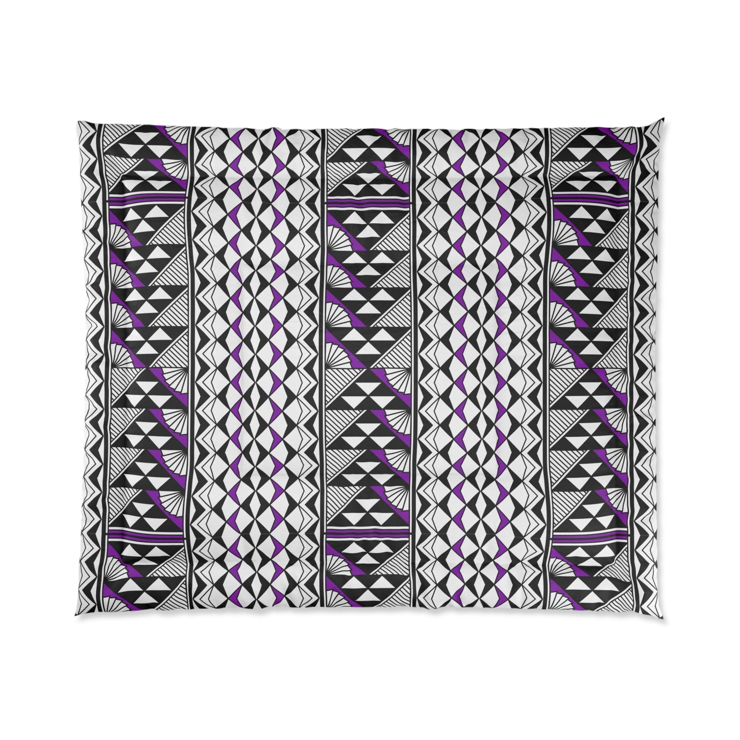 Southwest Rain and Sun in Purple Comforter