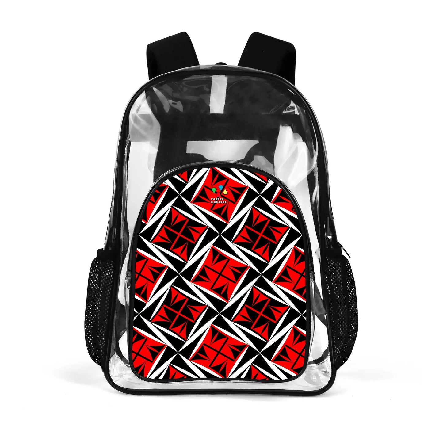 Sacred Winds in Red Transparent Backpack