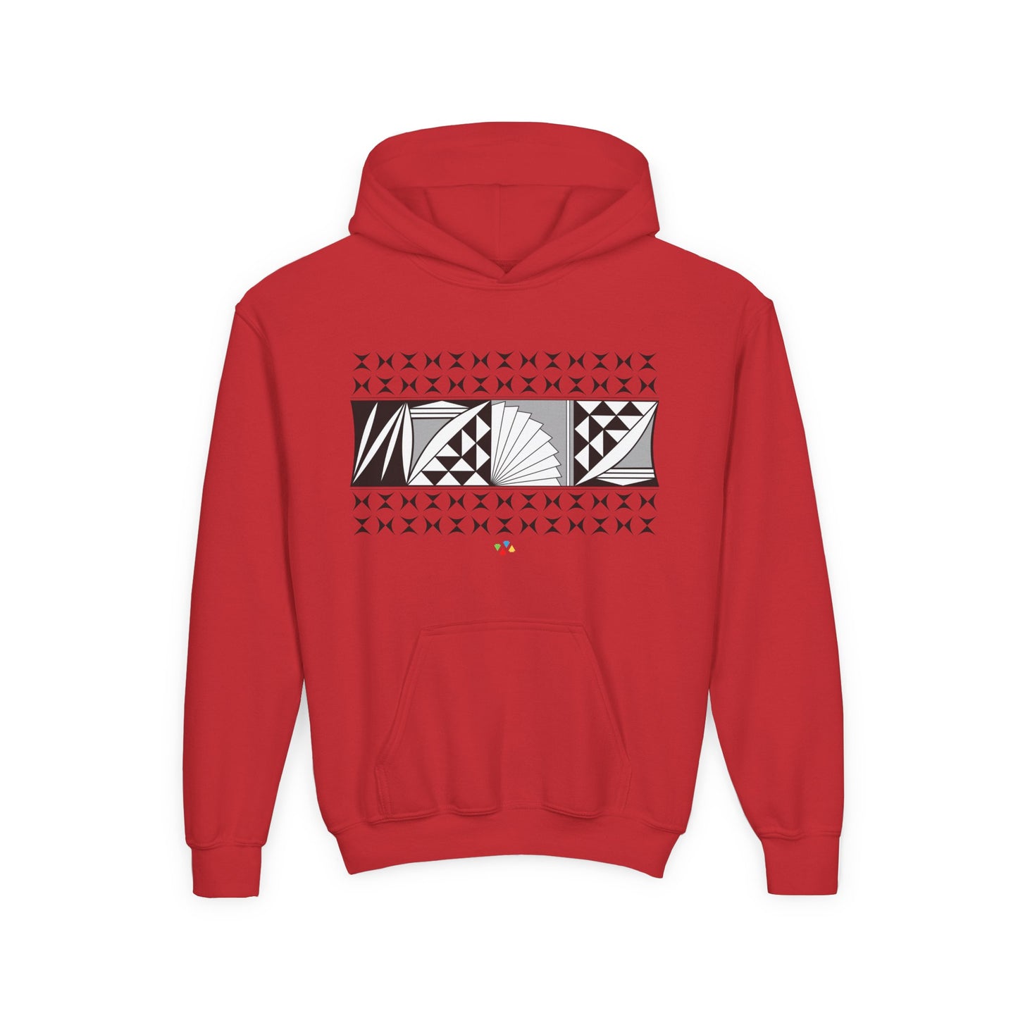 Gray Southwest Sunrise Youth Heavy Blend Hooded Sweatshirt