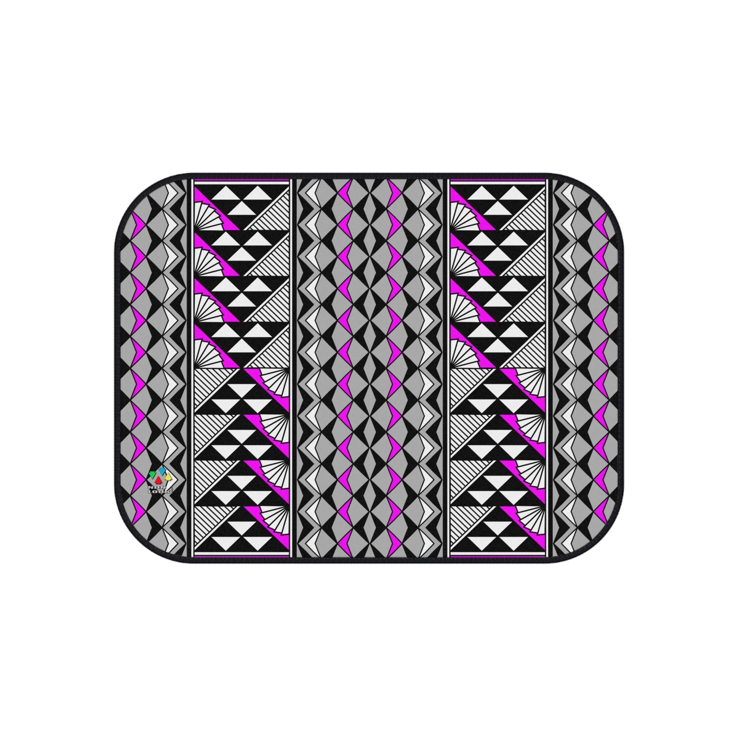 Sun and Rain in Pink Car Mats (Set of 4)