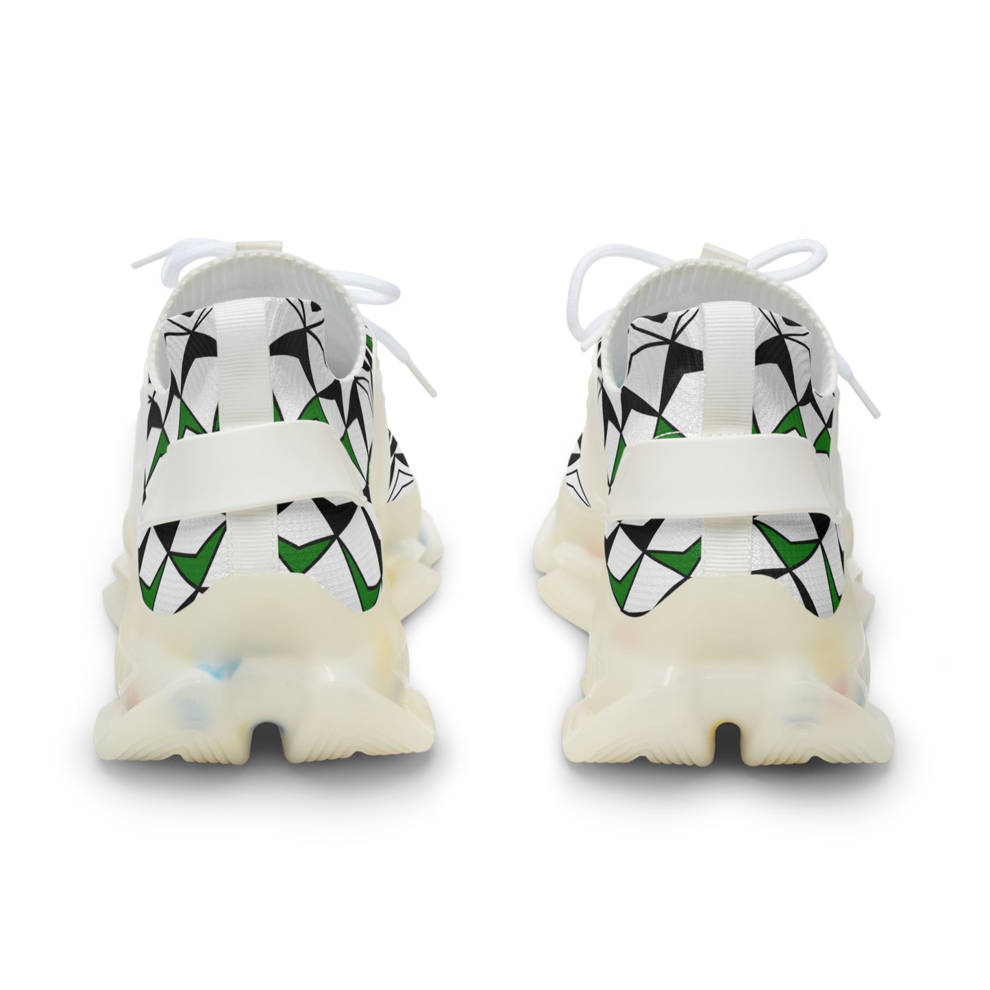 Sun and Rain in Green Men's Mesh Sneakers