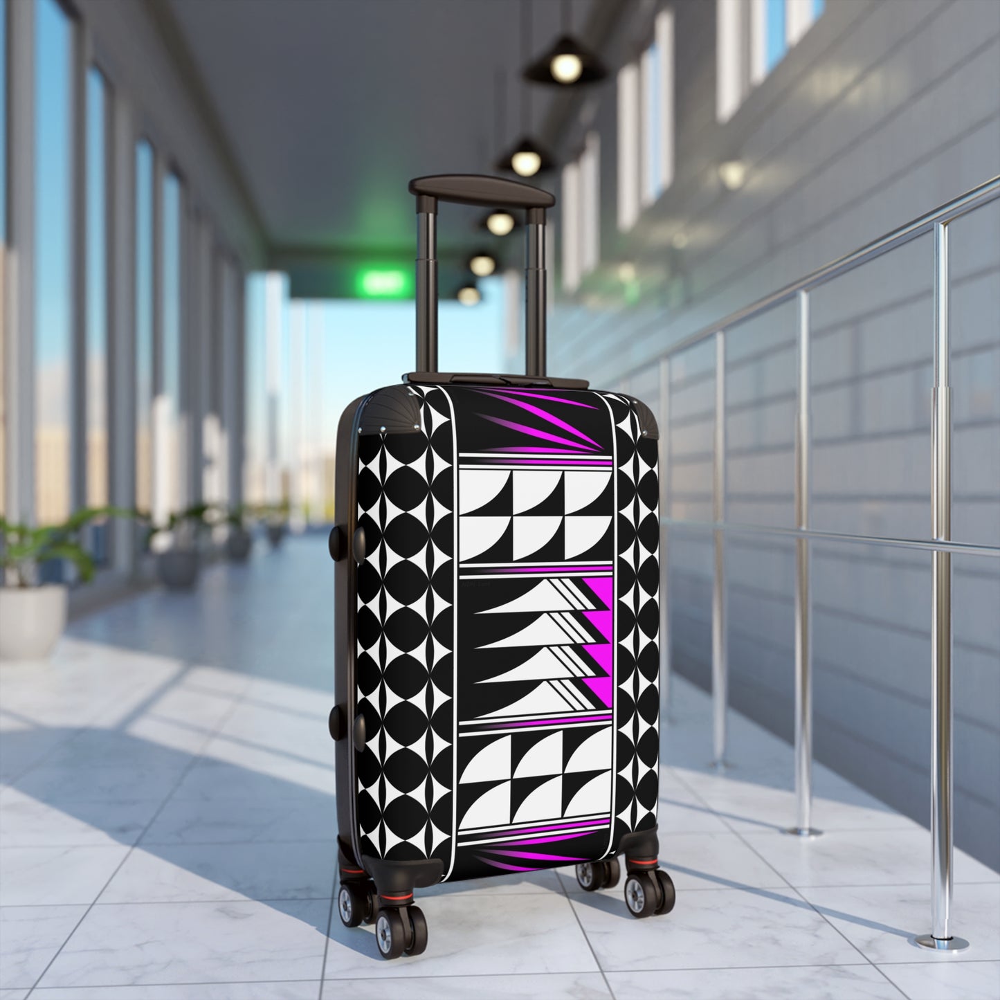 Blessed Feathers in Pink Suitcases