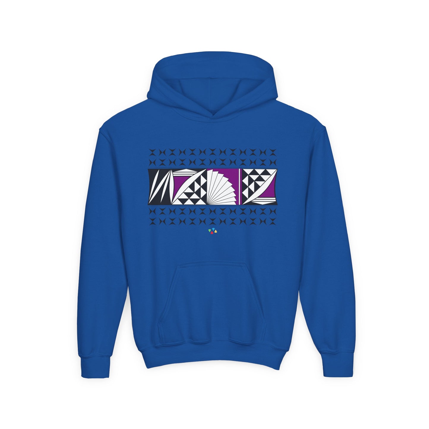 Purple Southwest Sunrise Youth Heavy Blend Hooded Sweatshirt