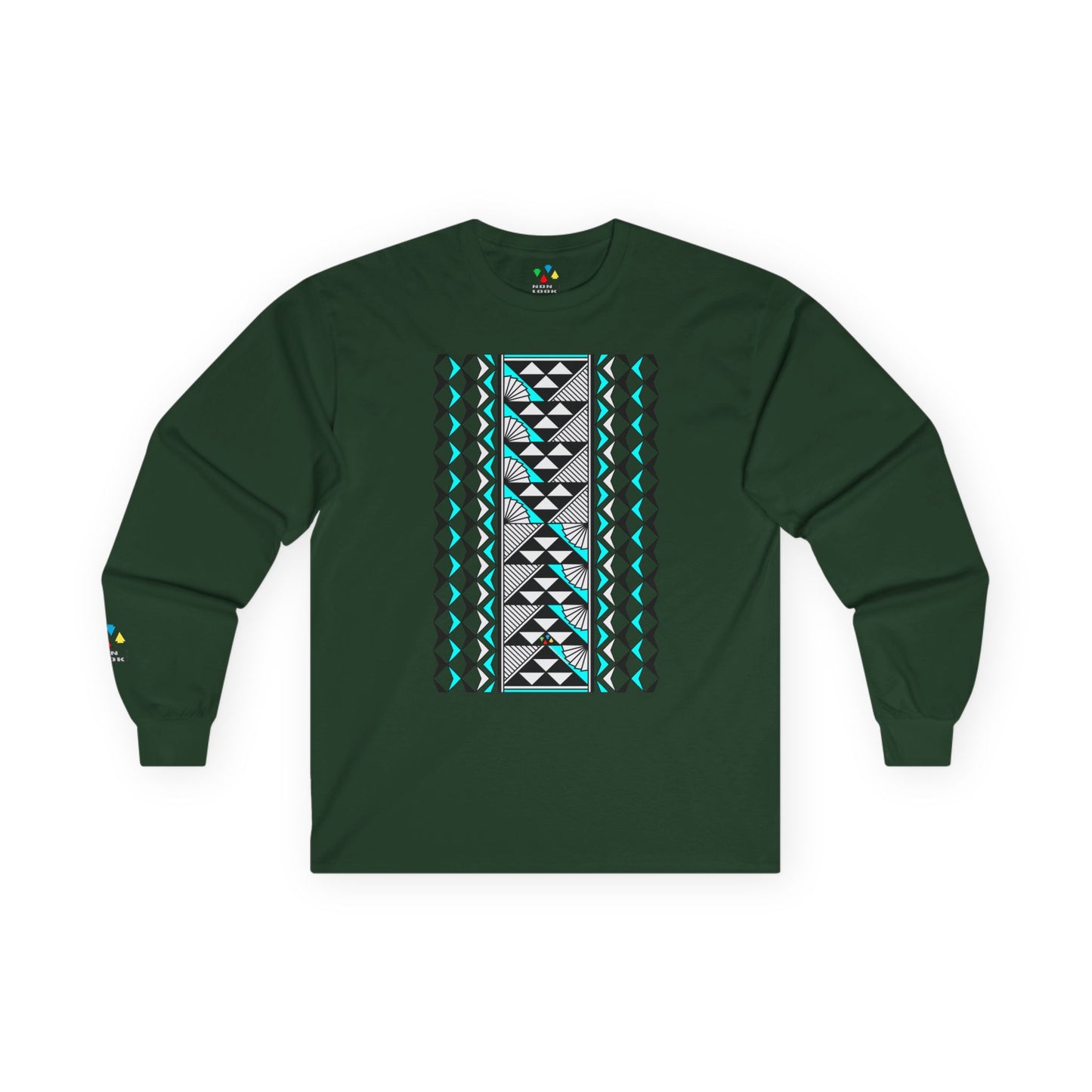 Sun and Rain in Turquoise Unisex Long Sleeve Tee