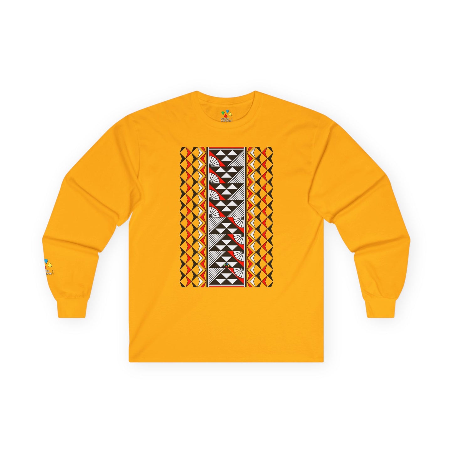 Sun and Rain in Red Unisex Long Sleeve Tee