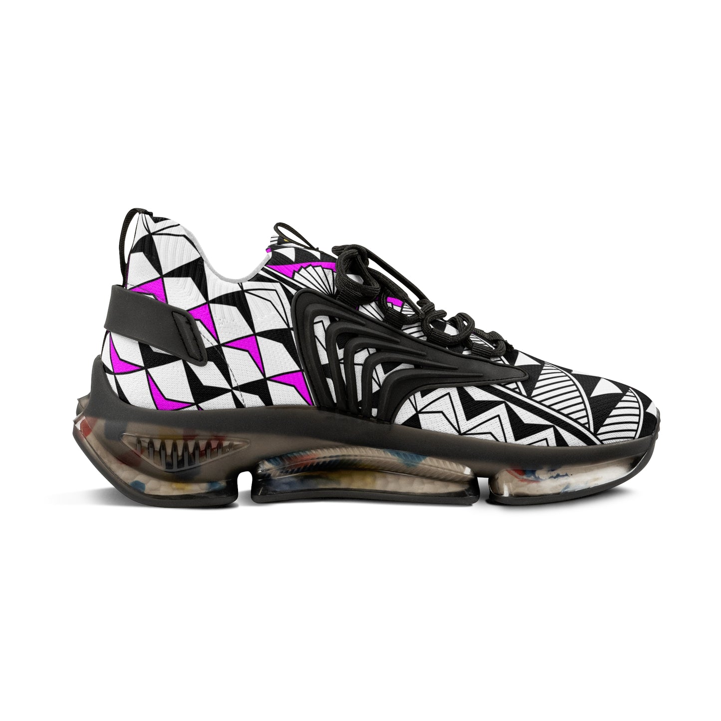 Sun and Rain in Pink Men's Mesh Sneakers