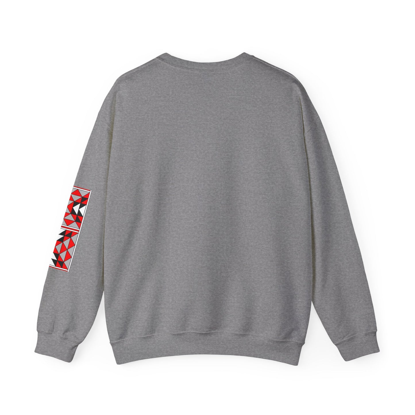 Sacred Mountains in Red Unisex Sweatshirt