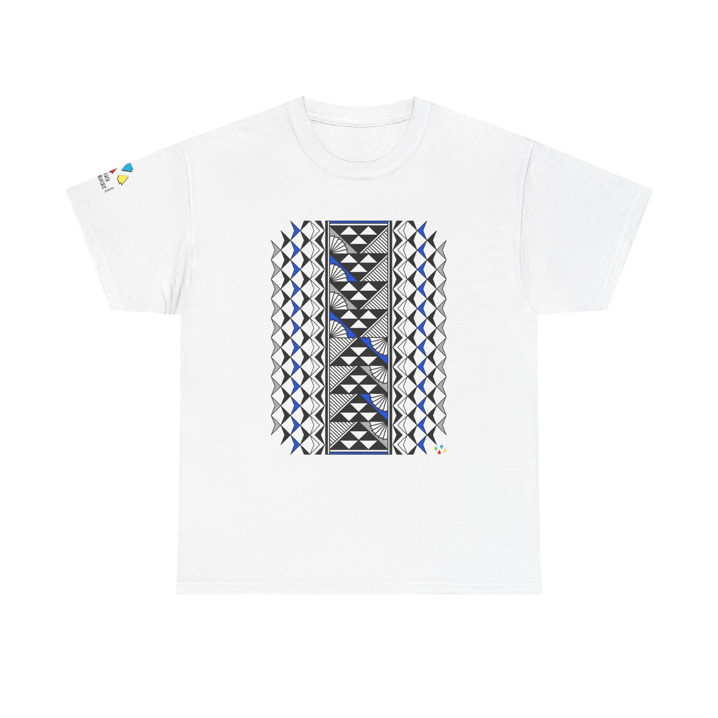 Sun and Rain in Blue/Silver Gildan Unisex Tee