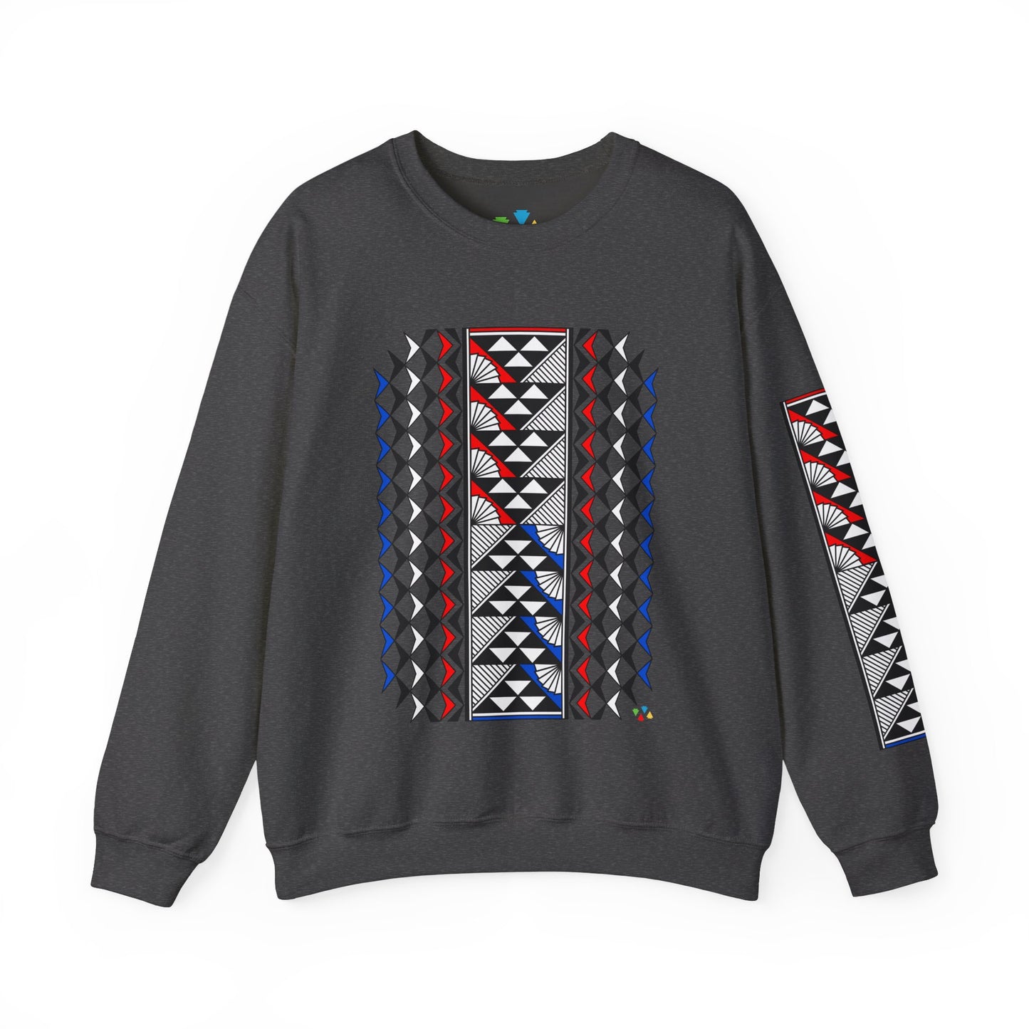 Sun and Rain in Red/White/Blue Unisex Sweatshirt