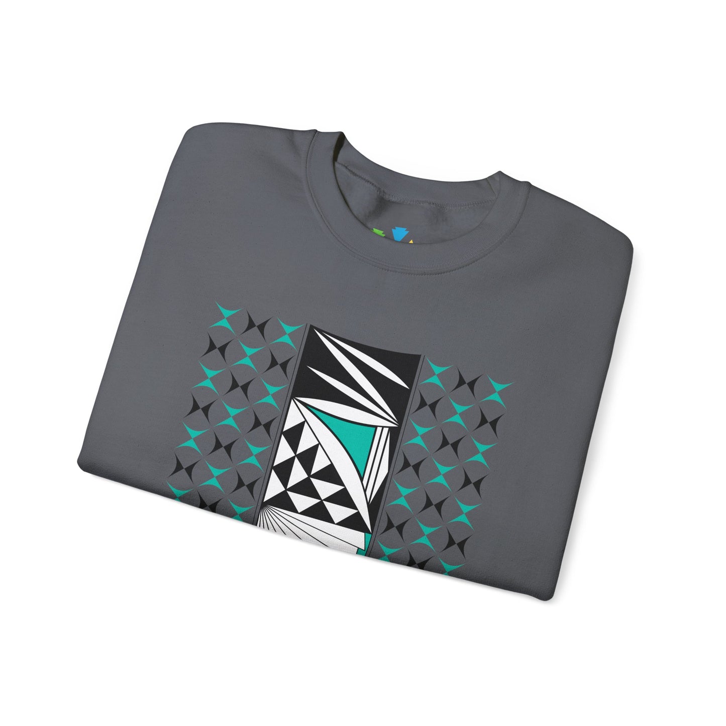 Southwest Sunrise in Aqua Unisex Sweatshirt