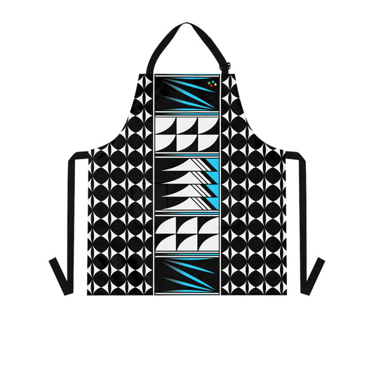 Turquoise Native Feather Blessing Two Pocket Apron