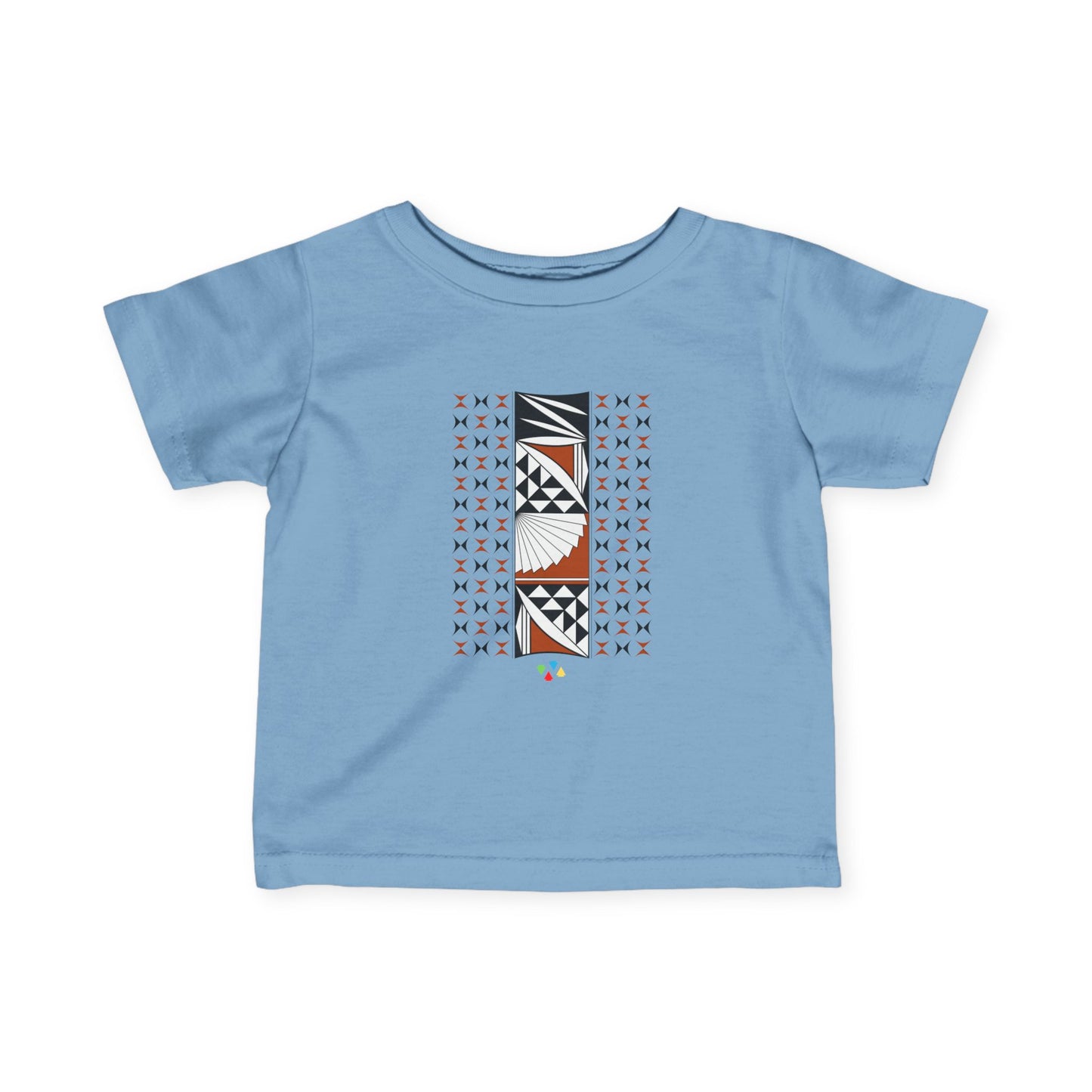 Rust Southwest Sunrise Infant Fine Jersey Tee