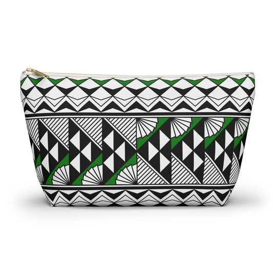 Sun and Rain in Green Pouch w T-bottom