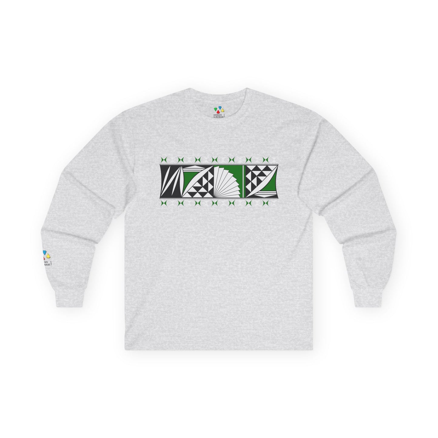Southwest Sunrise in Green Unisex Long Sleeve Tee