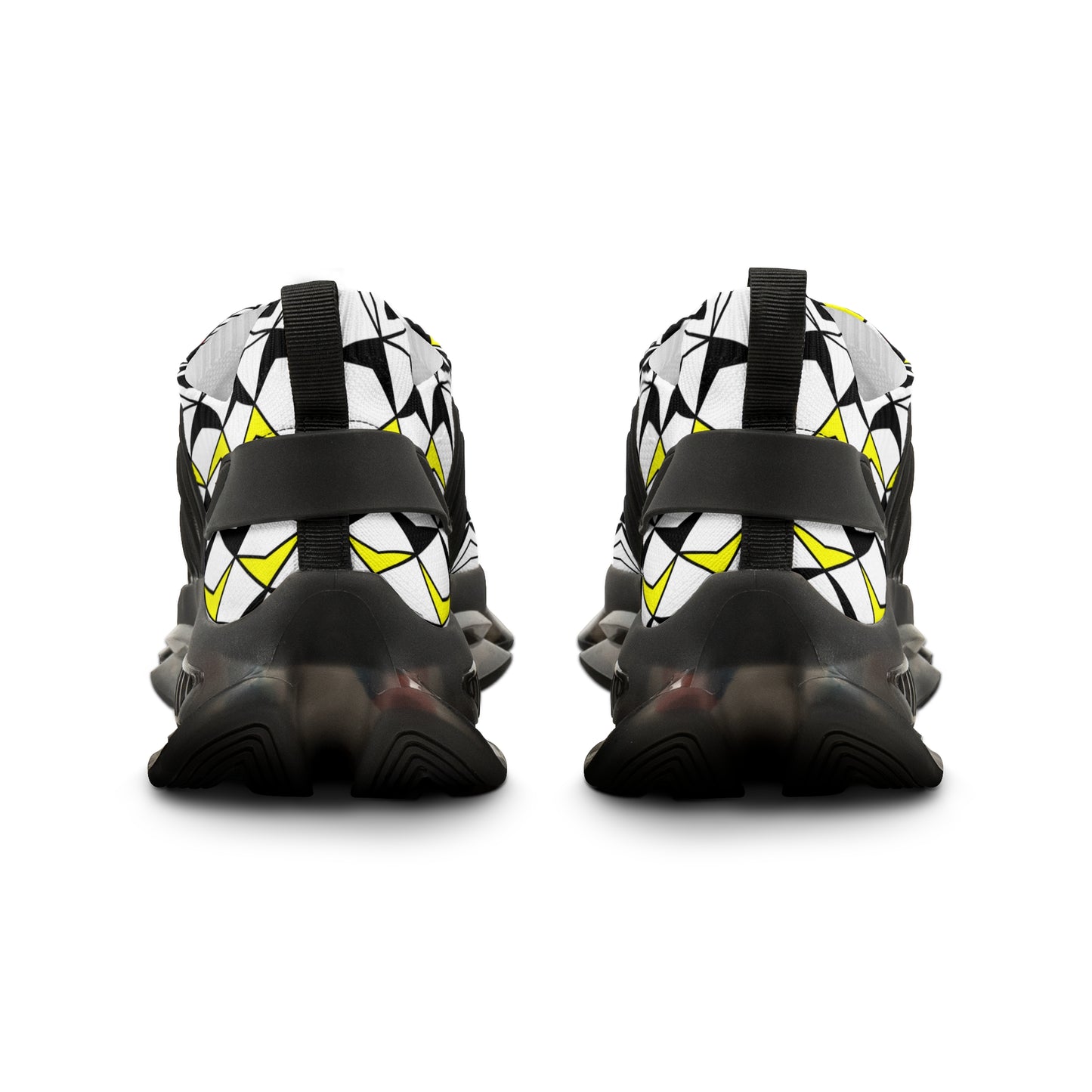 Sun and Rain in Yellow Men's Mesh Sneakers