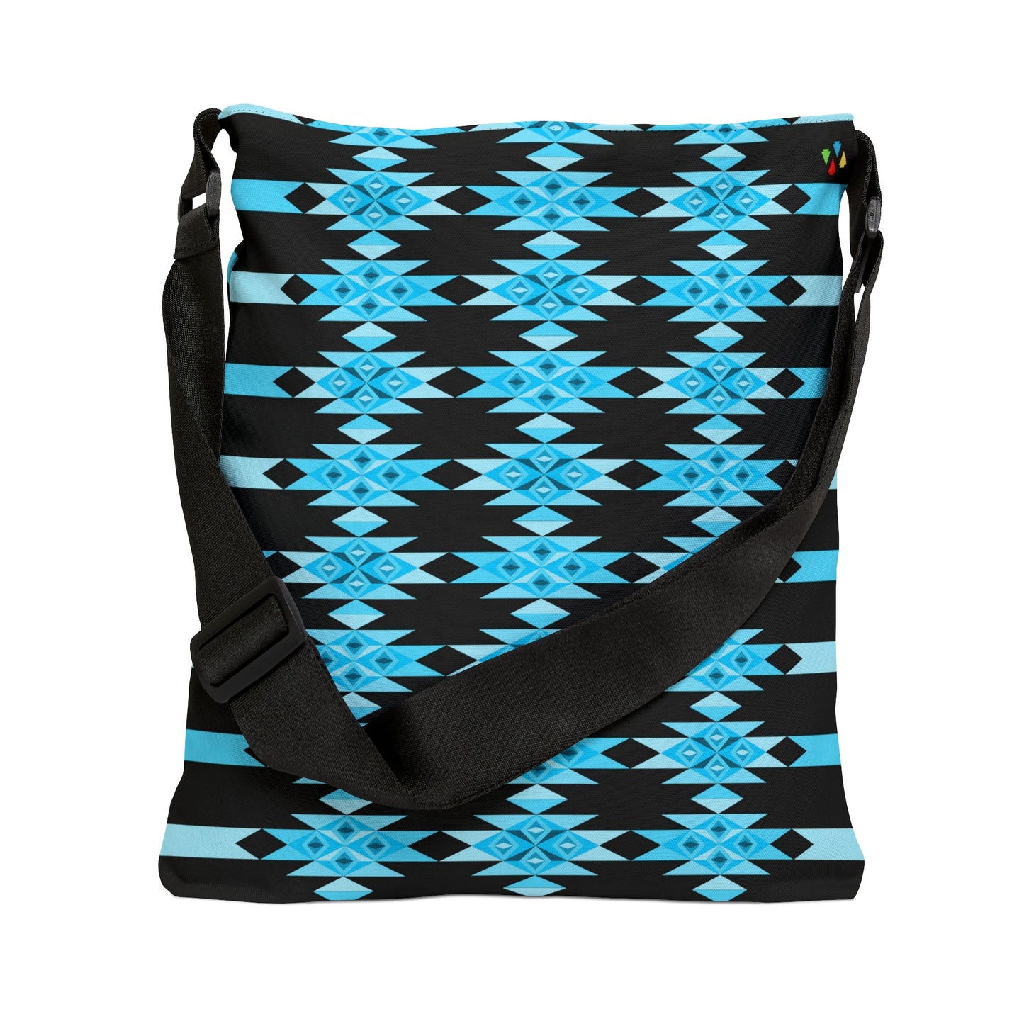Blue Desert Diamonds Adjustable Tote Bag