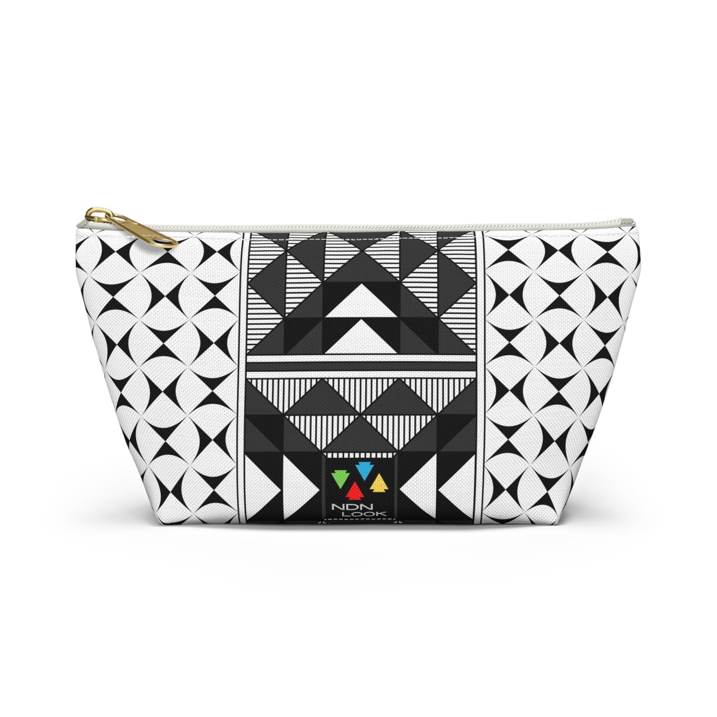 Sacred Mountains in Charcoal Pouch w T-bottom