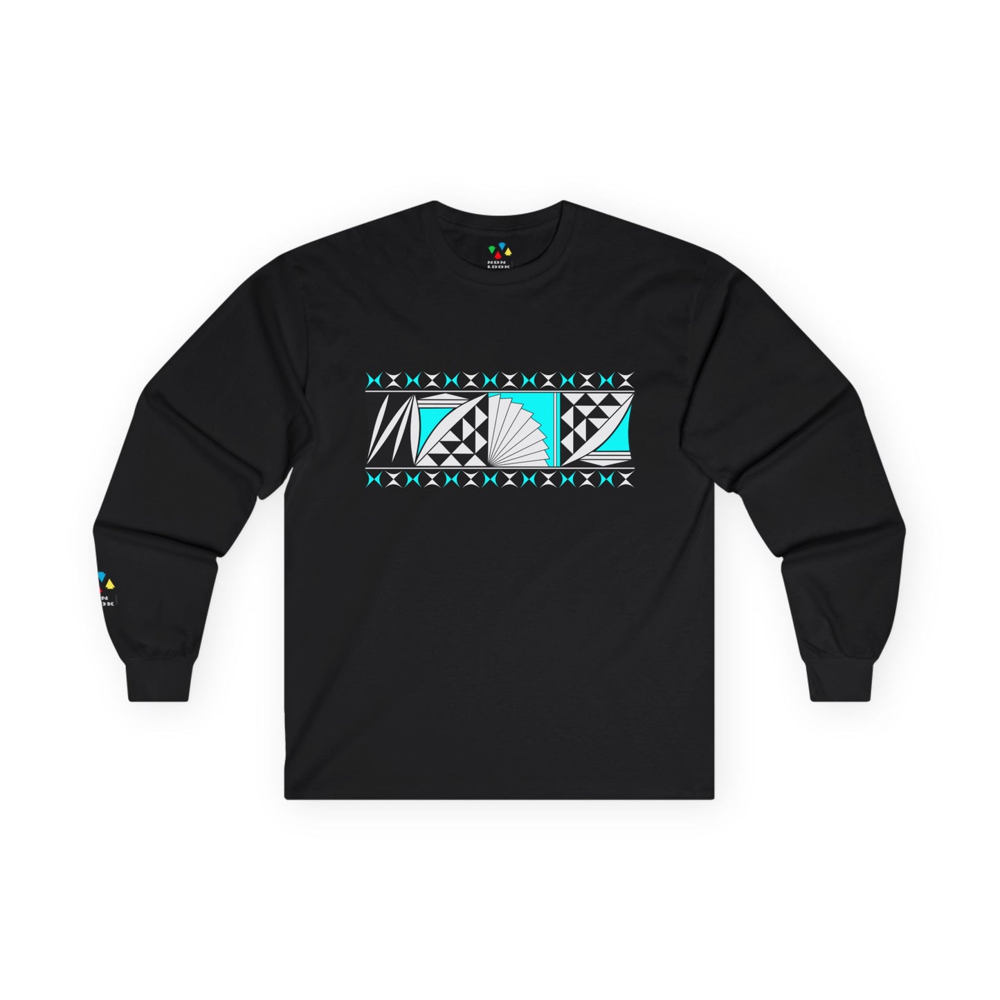 Southwest Sunrise in Turquoise Unisex Long Sleeve Tee