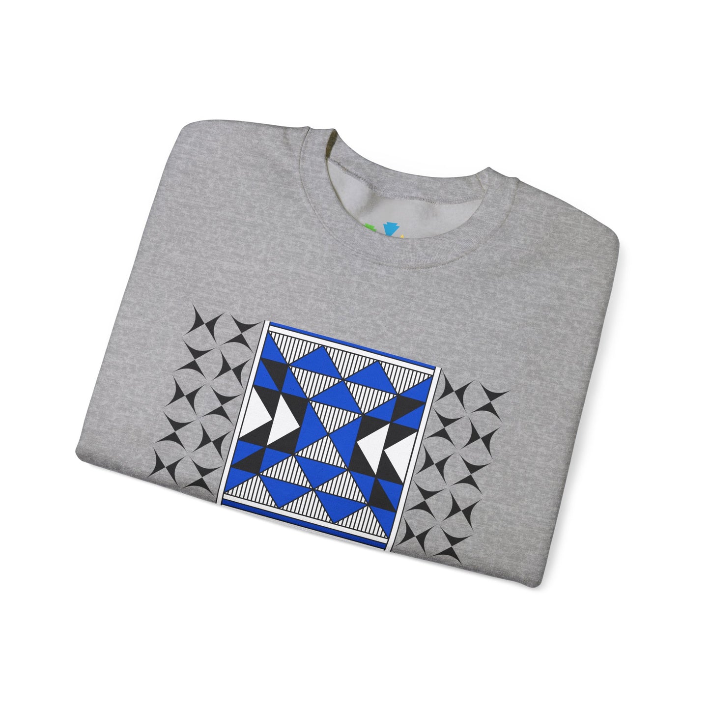 Sacred Mountains in Blue Unisex Sweatshirt