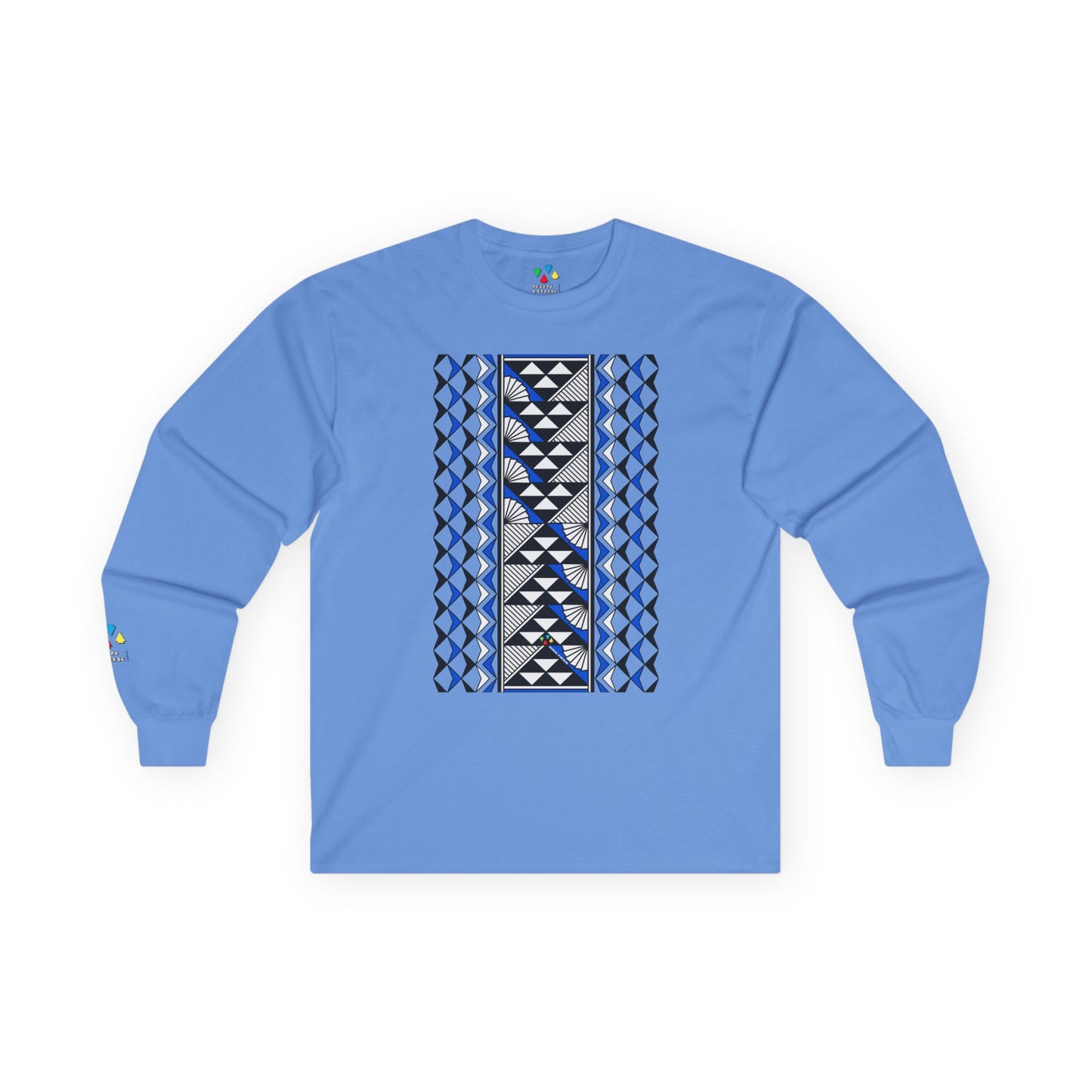 Sun and Rain in Blue Unisex Long Sleeve Tee