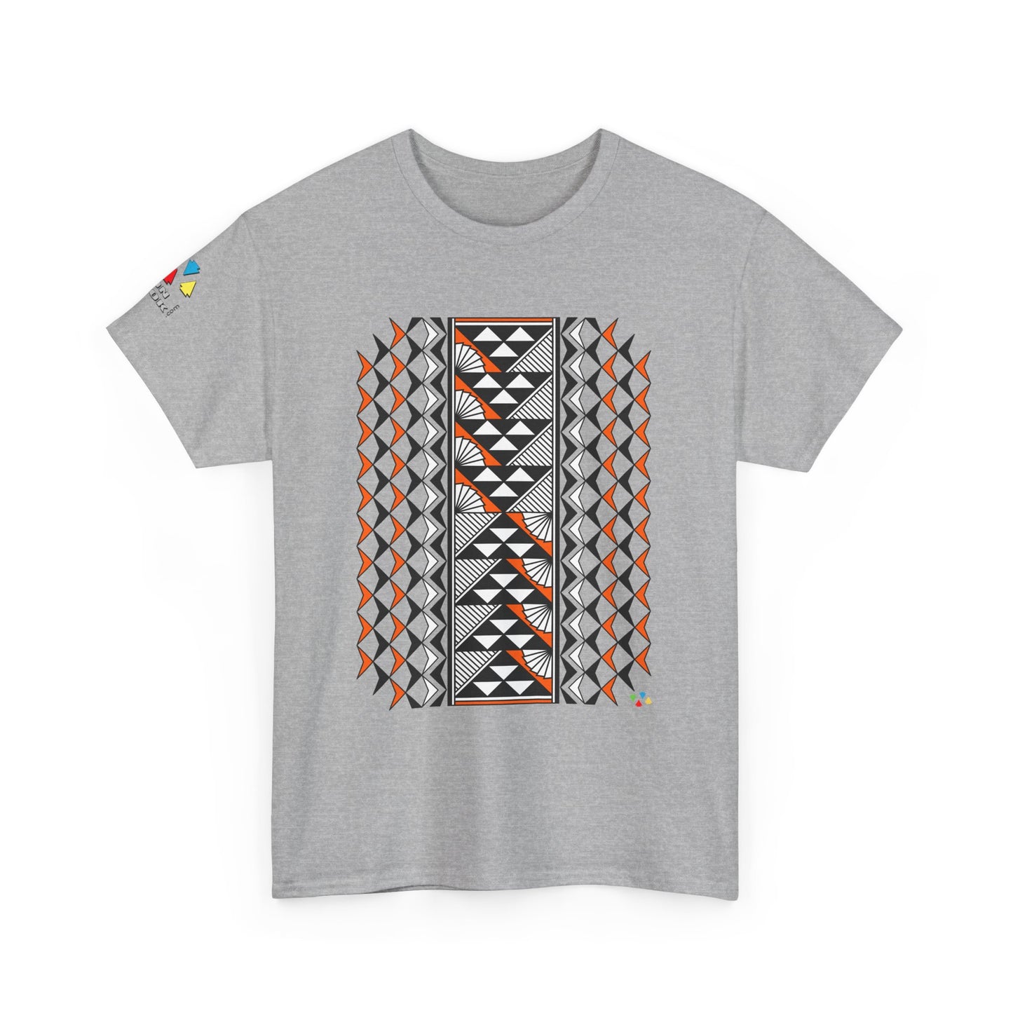 Sun and Rain in Orange Gildan Unisex Tee