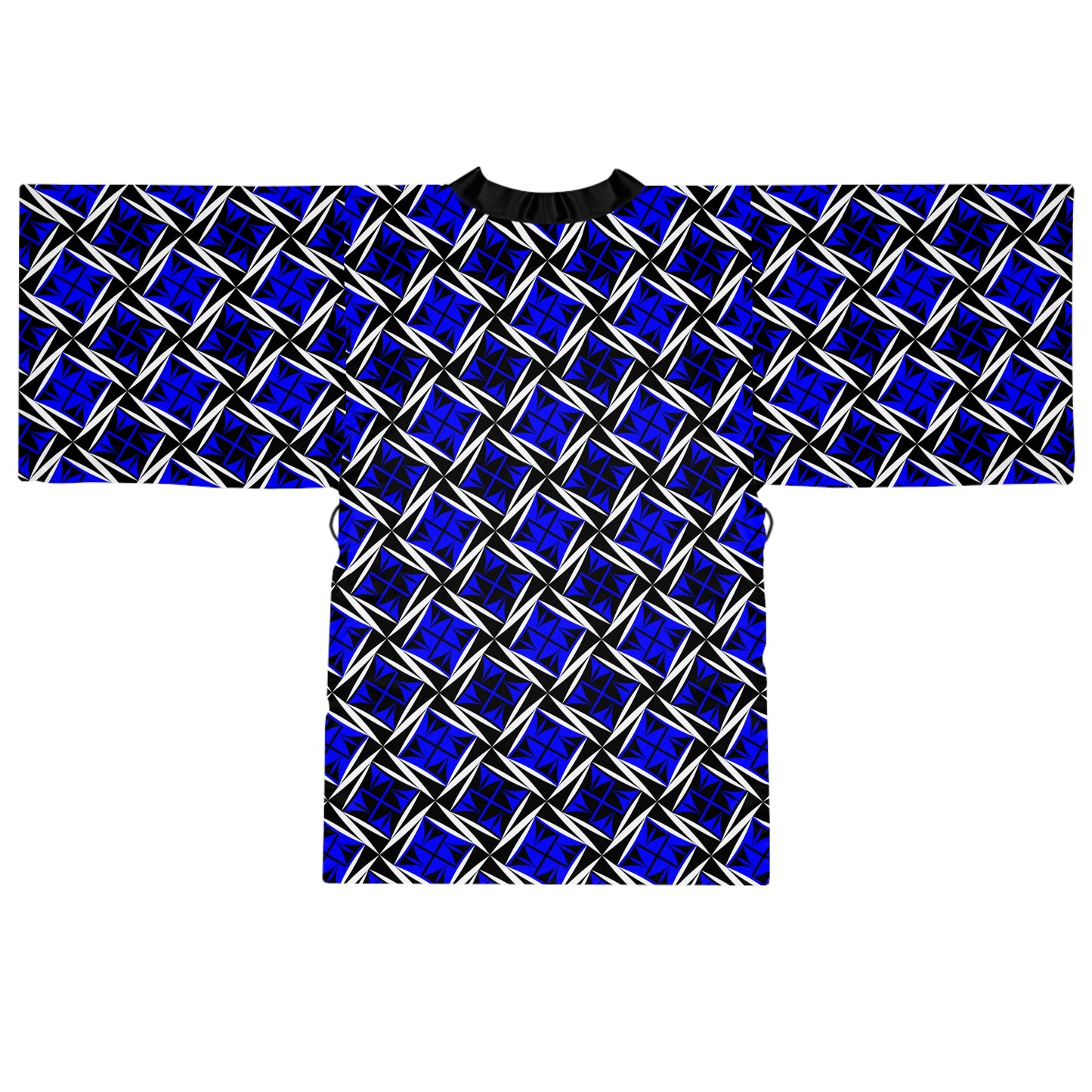 Sacred Winds in Blue Kimono Robe – Where Comfort Meets Native Grace
