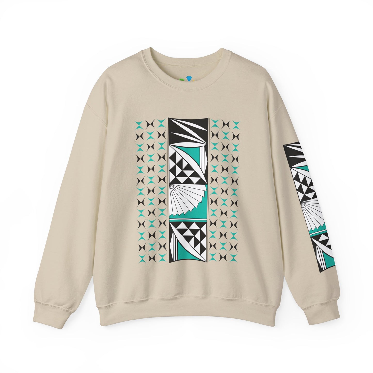Southwest Sunrise in Aqua Unisex Sweatshirt