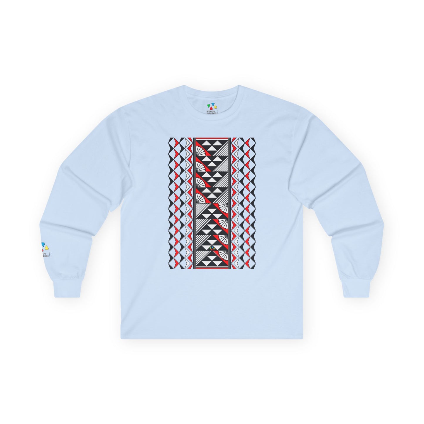 Sun and Rain in Red Unisex Long Sleeve Tee