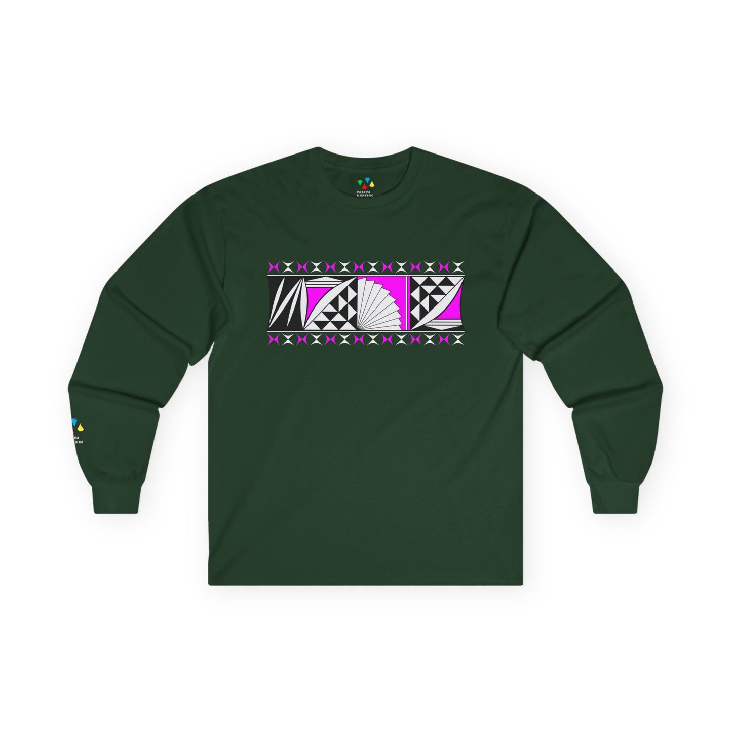 Southwest Sunrise in Pink Unisex Long Sleeve Tee