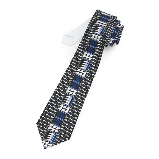 Blue Blessed Feathers Necktie