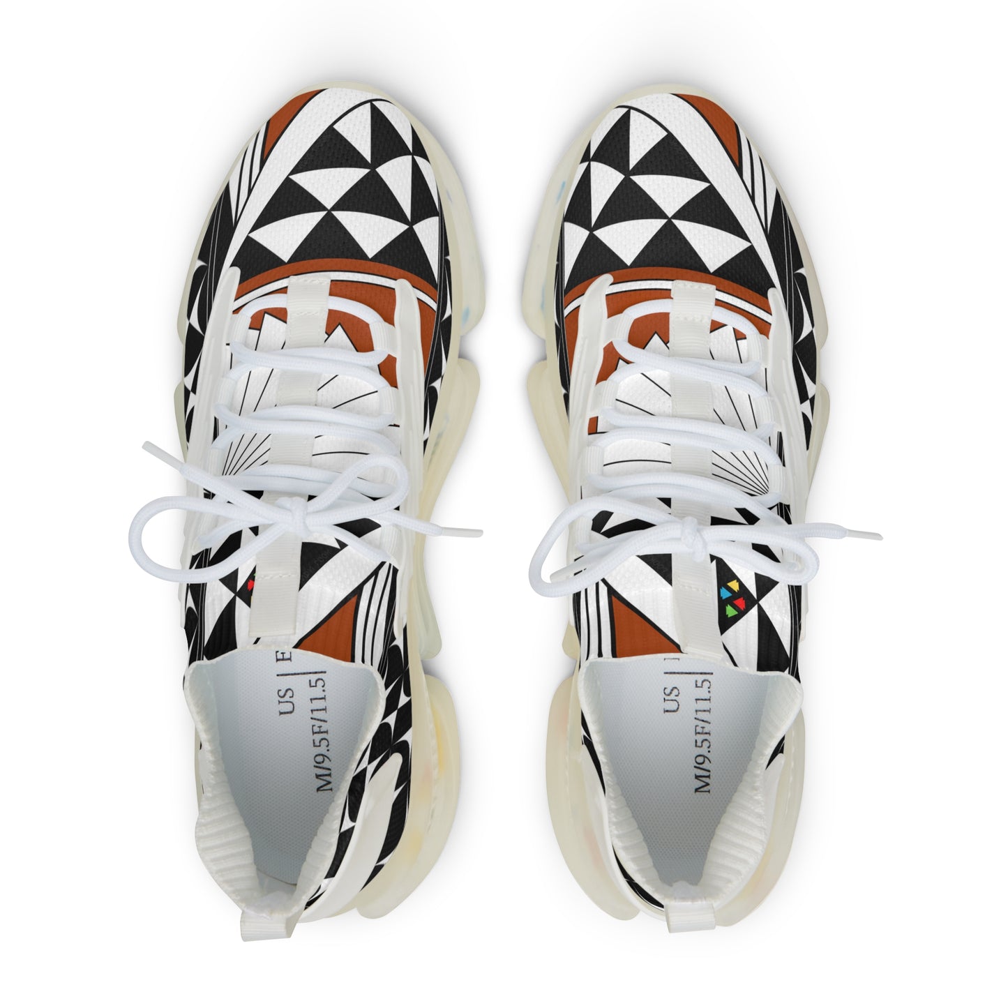 Southwest Sunset Men's Mesh Sneakers
