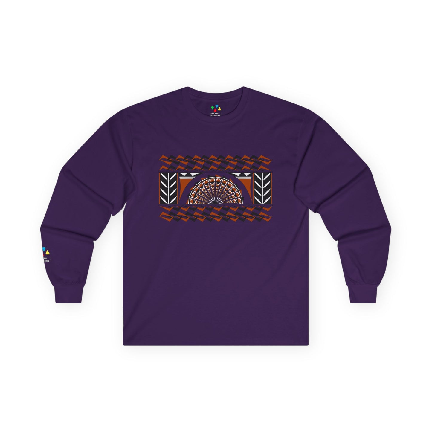 Southwest Sunset in Rust Unisex Long Sleeve Tee
