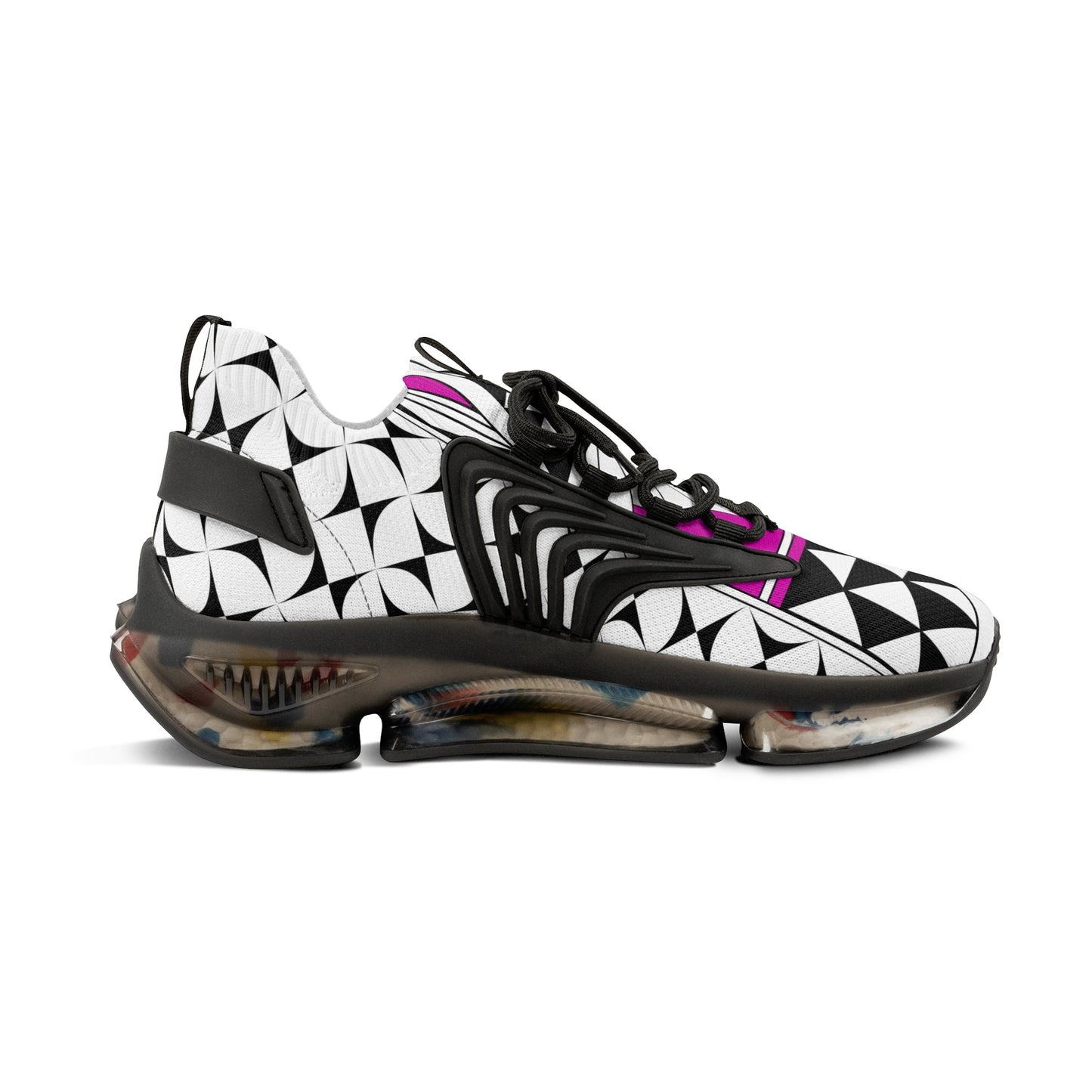 Southwest Sunrise in Pink Men's Mesh Sneakers