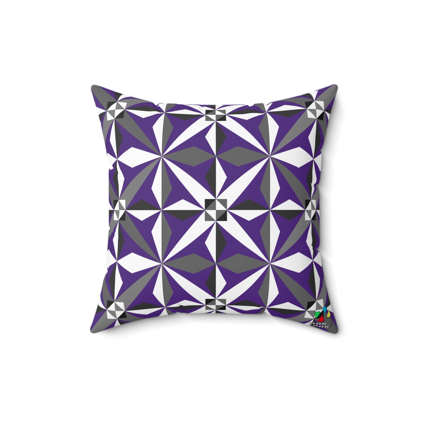 Morning Star in Purple Square Pillow