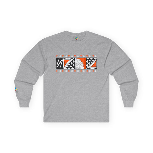 Southwest Sunrise in Orange Unisex Long Sleeve Tee