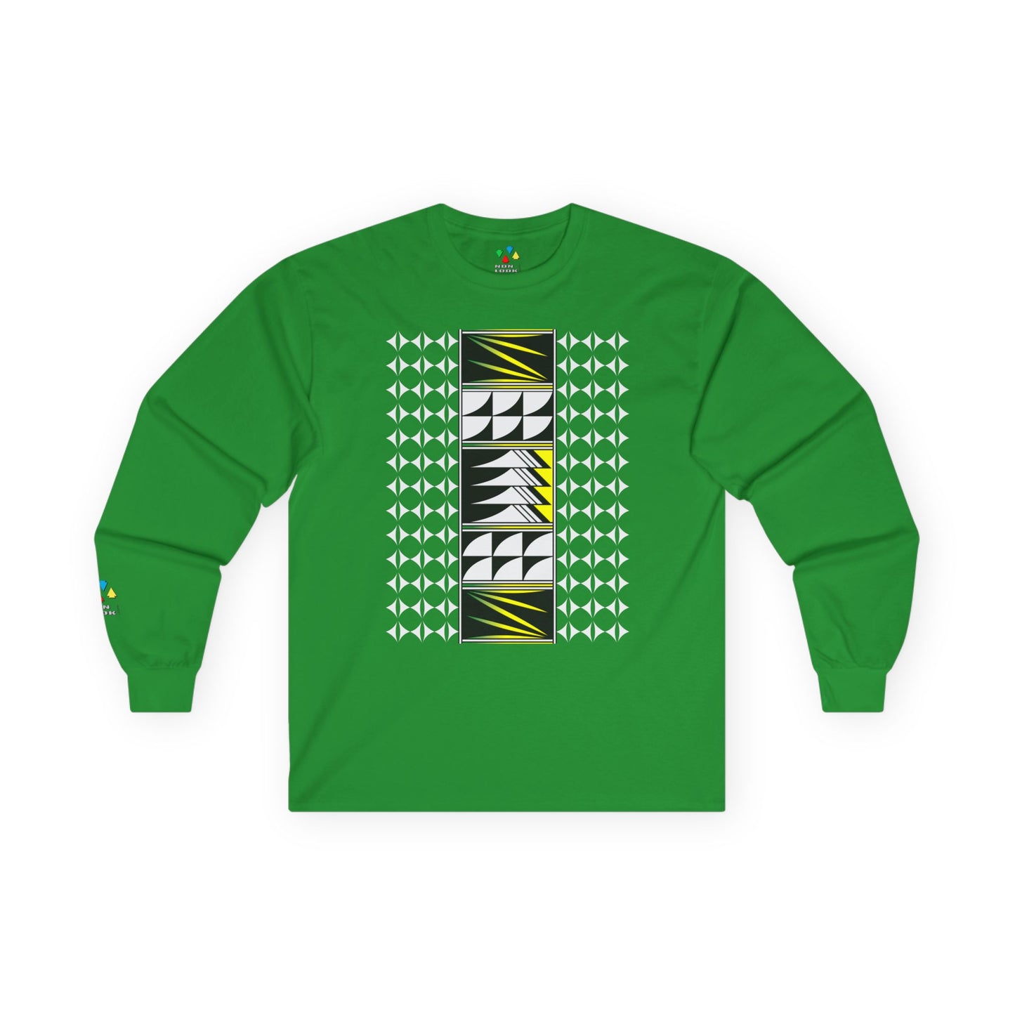 Feather Blessings in Yellow Unisex Long Sleeve Tee