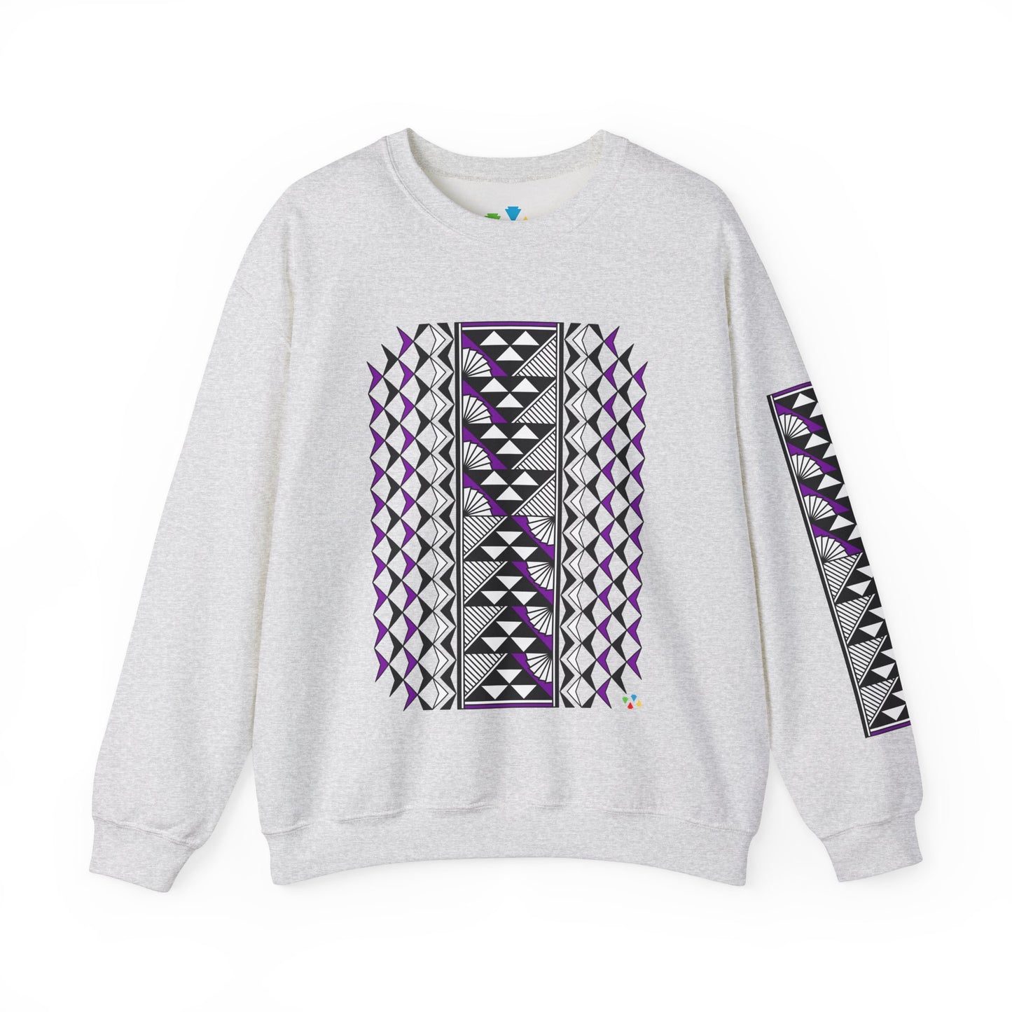 Sun and Rain in Purple Unisex Sweatshirt