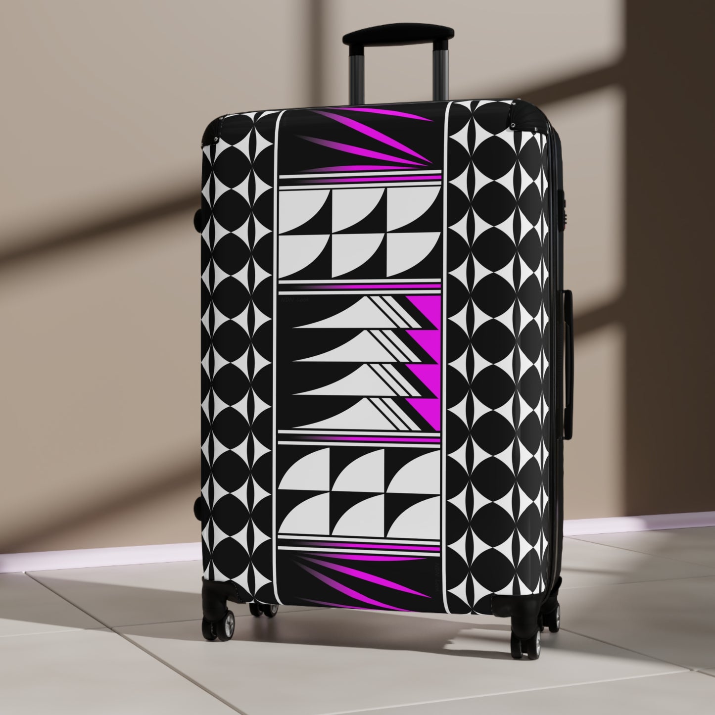 Blessed Feathers in Pink Suitcases