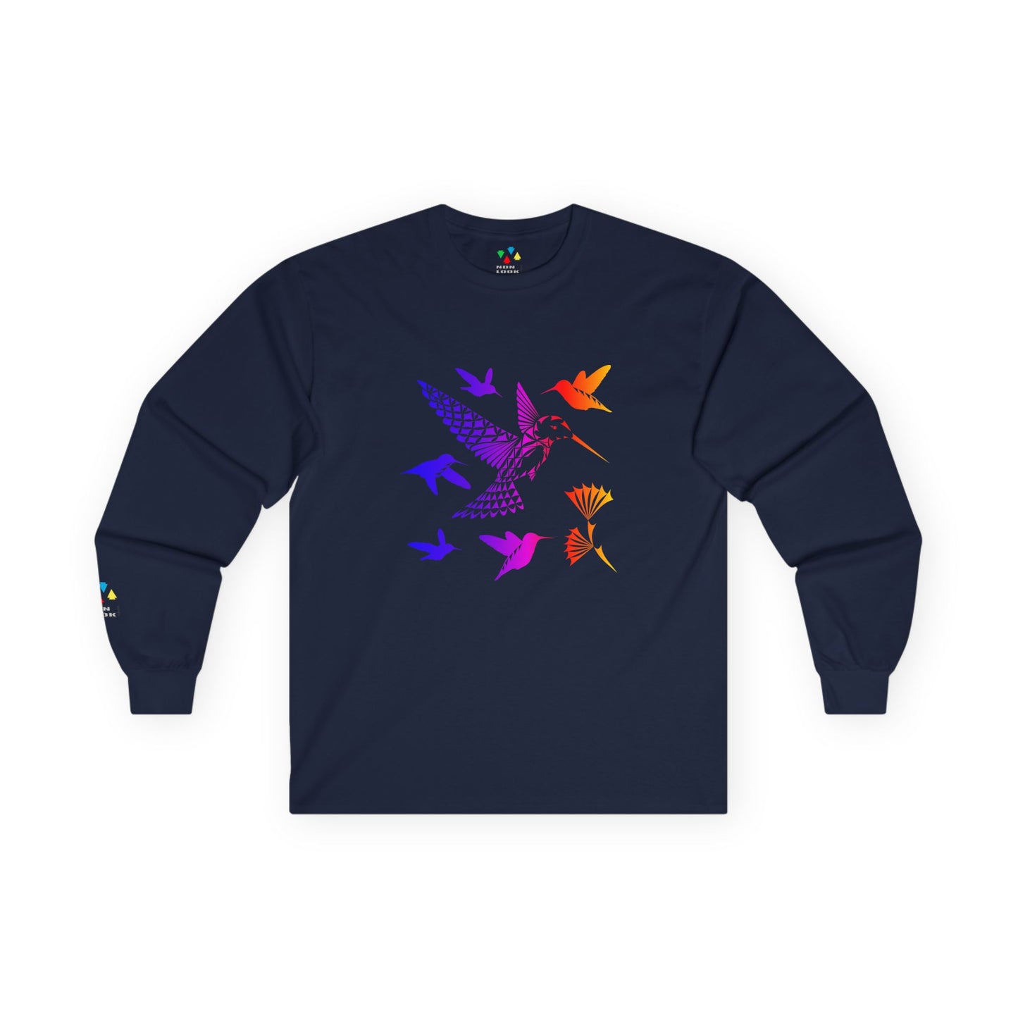 Rainbow Hummingbird Blessing Unisex Long Sleeve Tee