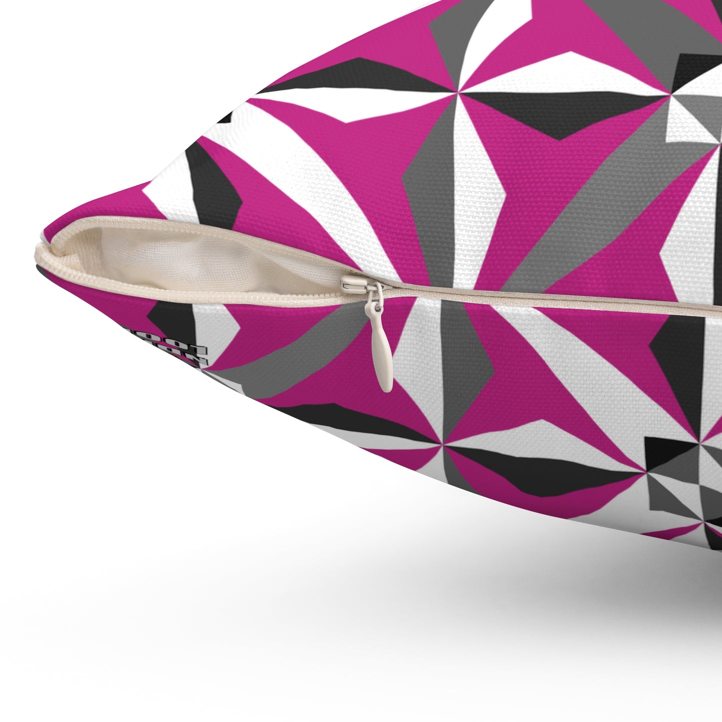 Morning Star in Pink Square Pillow