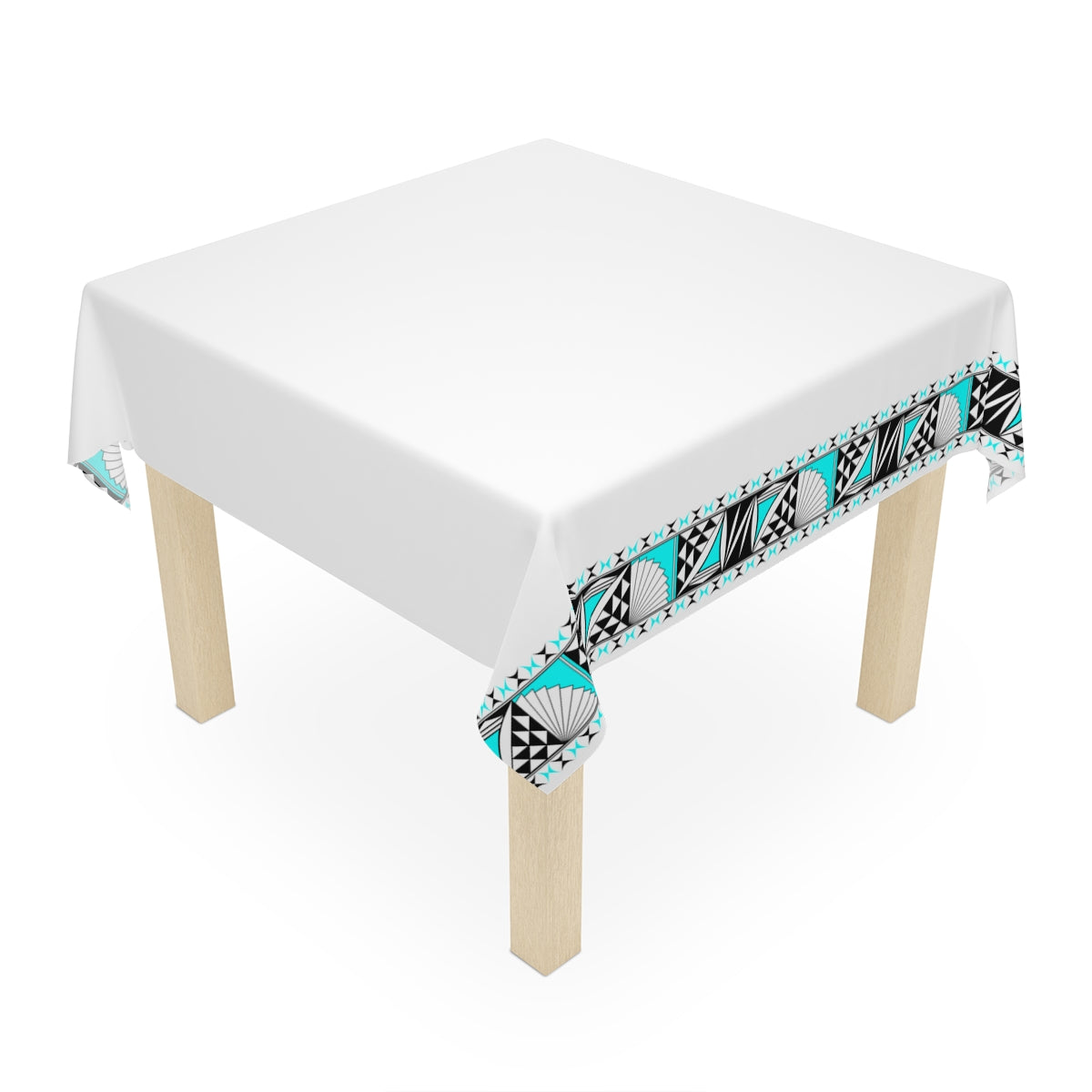 Southwest Sunrise in Turquoise Tablecloth