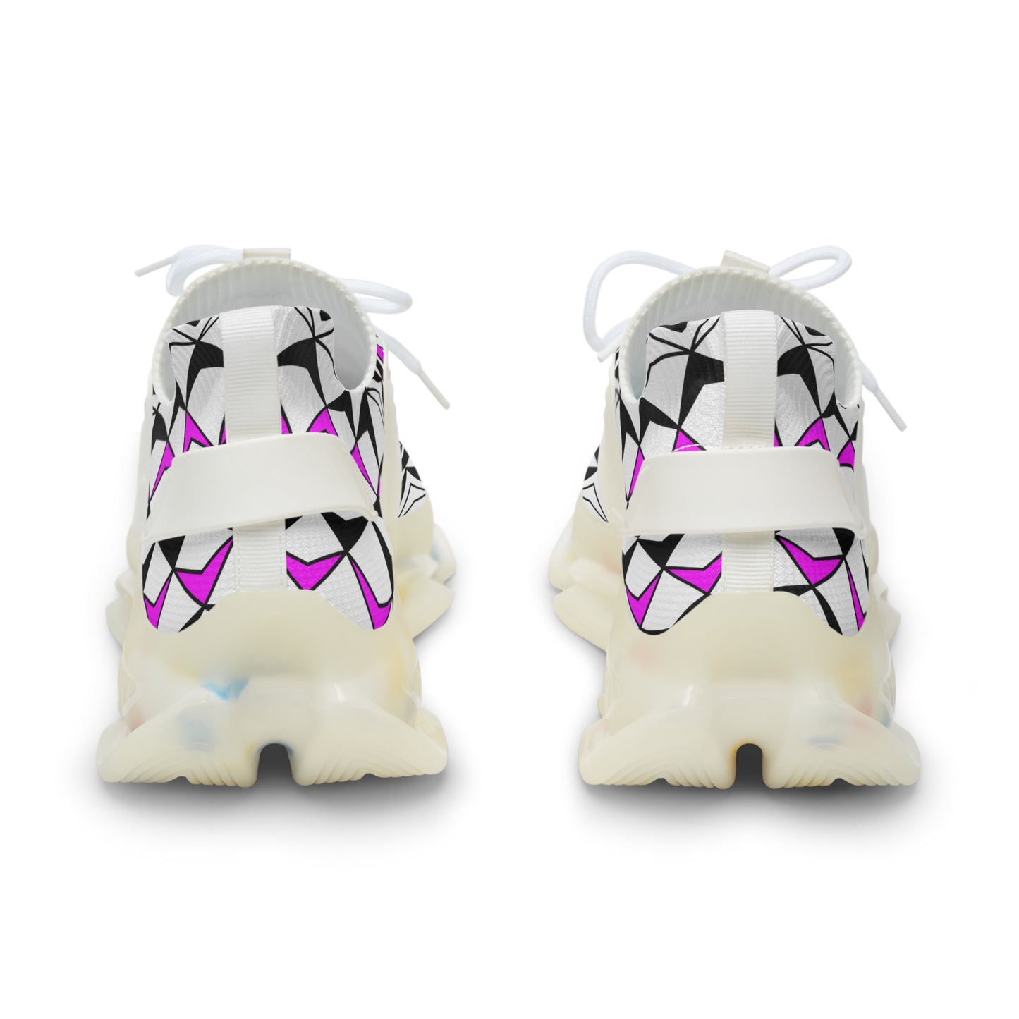 Sun and Rain in Pink Men's Mesh Sneakers