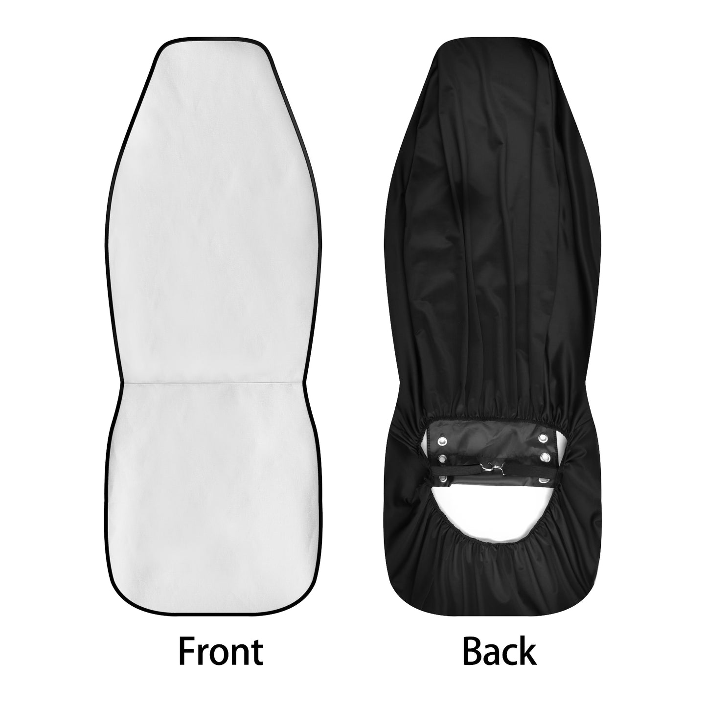 Feather Blessings on Light Pink Auto Seat Covers