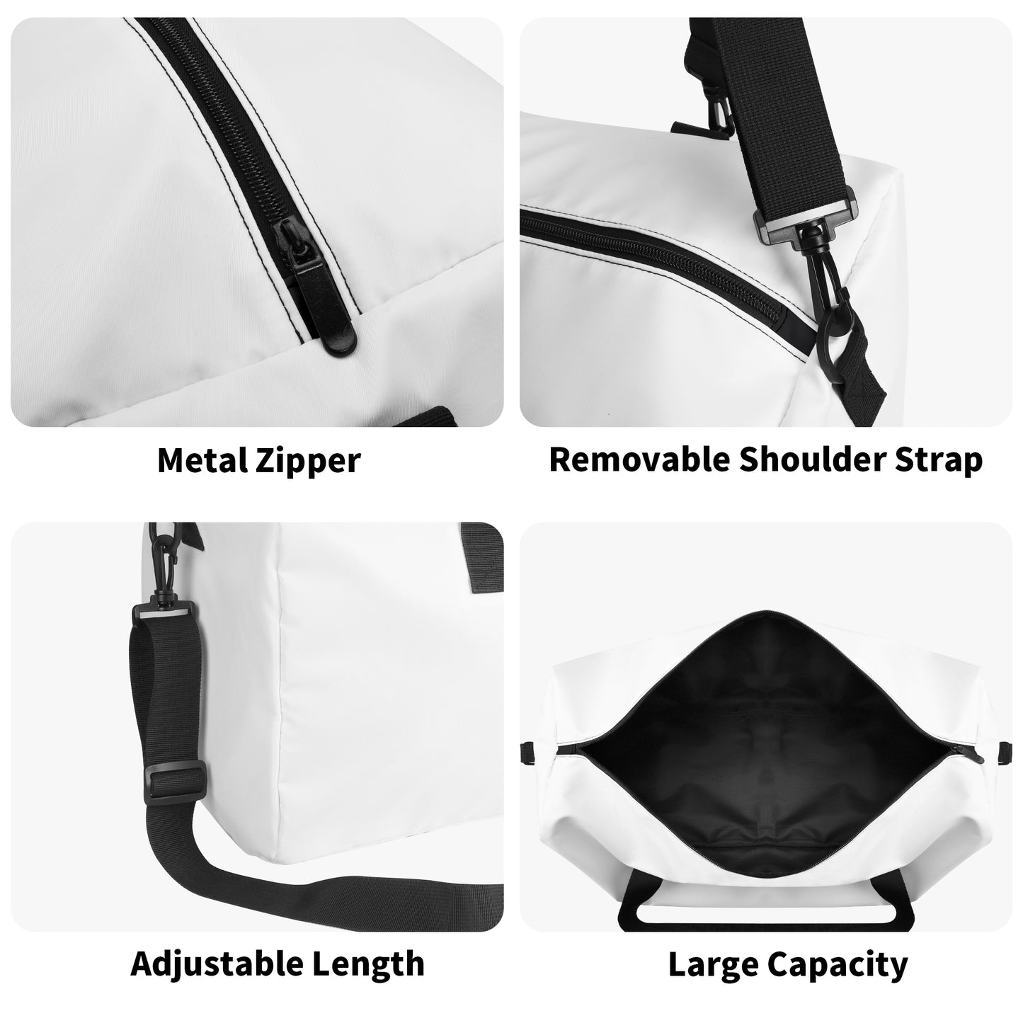 Sun and Rain in Blue Duffle Bag